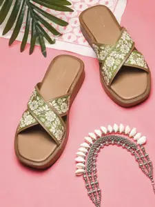 Try Me Women Open Toe Platform Heel Sandals