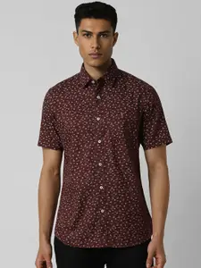 Van Heusen Sport Men Slim Fit Opaque Printed Casual Shirt