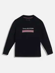 Tommy Hilfiger Boys Cotton Monotype Sweatshirt