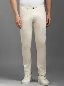 Louis Philippe Jeans Men Slim Fit Cotton Trousers