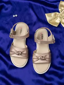 toothless Girls Open Toe Flats