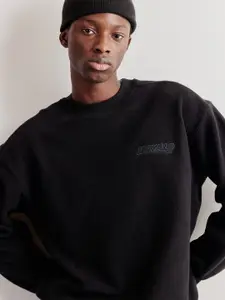 H&M Loose Fit Printed Sweatshirt