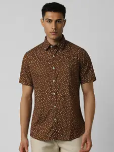 Van Heusen Sport Men Slim Fit Opaque Printed Casual Shirt