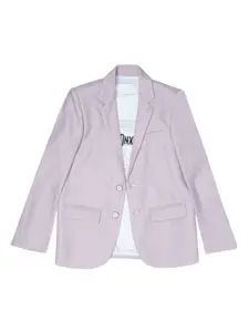 CHARCHIT Boys Long Sleeves Single-Breasted Blazers and T-Shirt