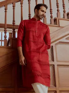 Andamen Mandarin Collar Straight Kurta