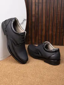 MENGLER Men Leather Formal Lace-Ups Derbys