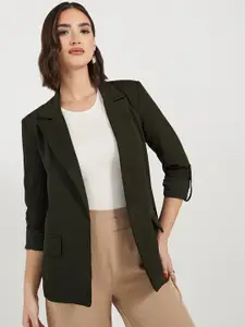 Styli Women Regular Fit Longline Single Breasted Blazer