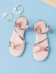 toothless Girls Open Toe Flats