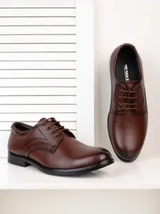 MENGLER Men Leather Formal Derbys