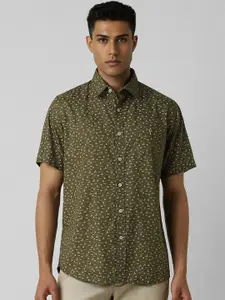 Van Heusen Sport Men Slim Fit Opaque Printed Casual Shirt