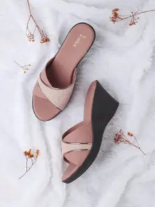 V-WALK Women Embellished Block Heel Sandals