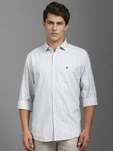 Louis Philippe Sport Men Slim Fit Opaque Striped Casual Shirt