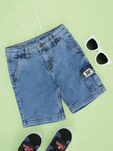 Pantaloons Junior Boys Cotton Regular Fit Denim Shorts