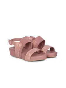 DressBerry Women Textured Comfort Sandals