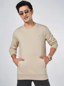 Urban Ranger by pantaloons Men Round Neck Cotton Sweatshirt