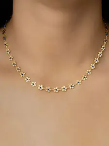 SWASHAA Madona 14K Gold-Plated Stainless Steel Necklace