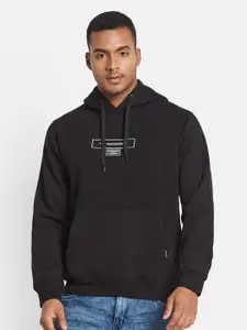 Octave Men Typography Printed Hooded Sweatshirt