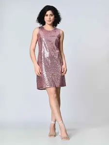 BAESD Women Embellished Sheath Above Knee Dress