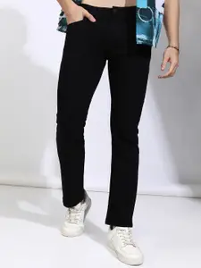 HIGHLANDER Men Straight Fit Mid-Rise Stretchable Jeans