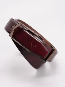 Allen Solly Men Textured Leather Belt