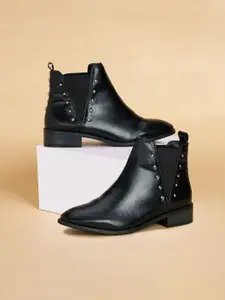 Forever Glam by Pantaloons Women PU Winter Boots