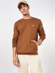 Urban Ranger by pantaloons Men Round Neck Long Sleeves Cotton Sweatshirt