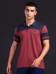 Technosport Men Polo Collar Anti Static Slim Fit T-shirt