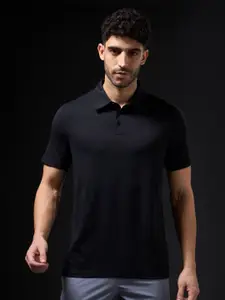 Technosport Men Polo Collar Anti Static Slim Fit T-shirt