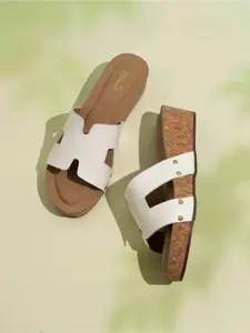 Inc 5 Open Toe Slip-On Platform Sandal Heels