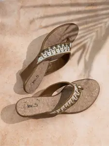 Inc 5 Embellished Ethnic Wedge Sandals