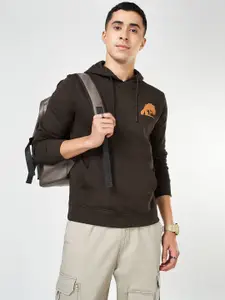 Urban Ranger by pantaloons Men Long Sleeves Regular Hooded Sweatshirt