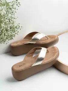 Inc 5 Women Solid Wedges Heel Sandals