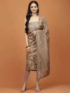 Meena Bazaar Printed Unstitched Dress Material