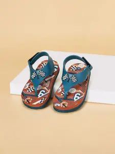 Pantaloons Junior Boys Printed Slip-On Flip Flops