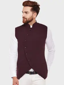 Hypernation Cotton Single-Breasted Nehru Jackets