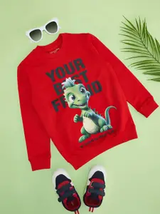 Pantaloons Junior Boys Graphic Printed Cotton Sweatshirt