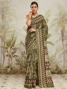 RACHNA Ethnic Motifs Printed Saree