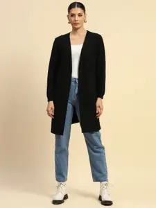 Global Republic Self Design Open Front Longline Shrug