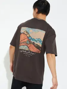 Max Urb_N Men Oversized Back Printed T-Shirt