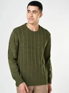 BYFORD by Pantaloons Men Round Neck Long Sleeves Pullover