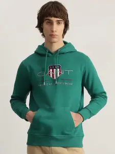 GANT Men Brand Logo Hooded Sweatshirt