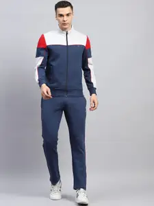 Monte Carlo Men Colourblocked Mid Rise Tracksuits