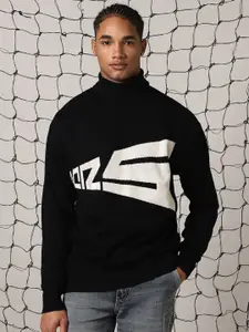 Hubberholme Men Typography Printed Pullover