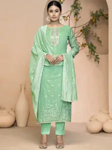 Maroosh Floral Embellished Unstitched Dress Material