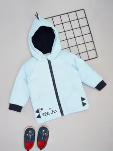 Pantaloons Baby Boys Hooded Graphic Printed Casual Padded Jacket