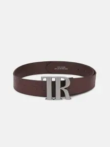 True Religion Men Textured Leather Belt
