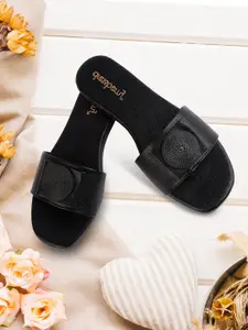 DressBerry Women Open Toe Flats with Bows