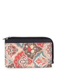 ZOUK Women Ethnic Motifs Printed Zip Around Wallet