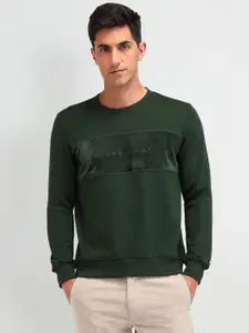 Arrow Sport Men Cotton Printed Sweatshirt