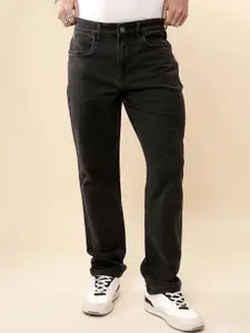 WROGN Men Cotton Mid-Rise Clean Look Comfort Relaxed Fit Jeans